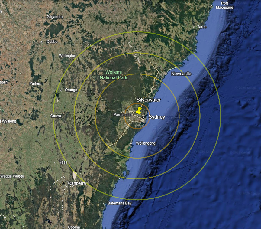 Sydney Delivery Zones