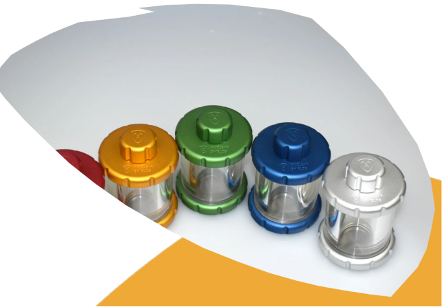 Tungsten Vial Shields