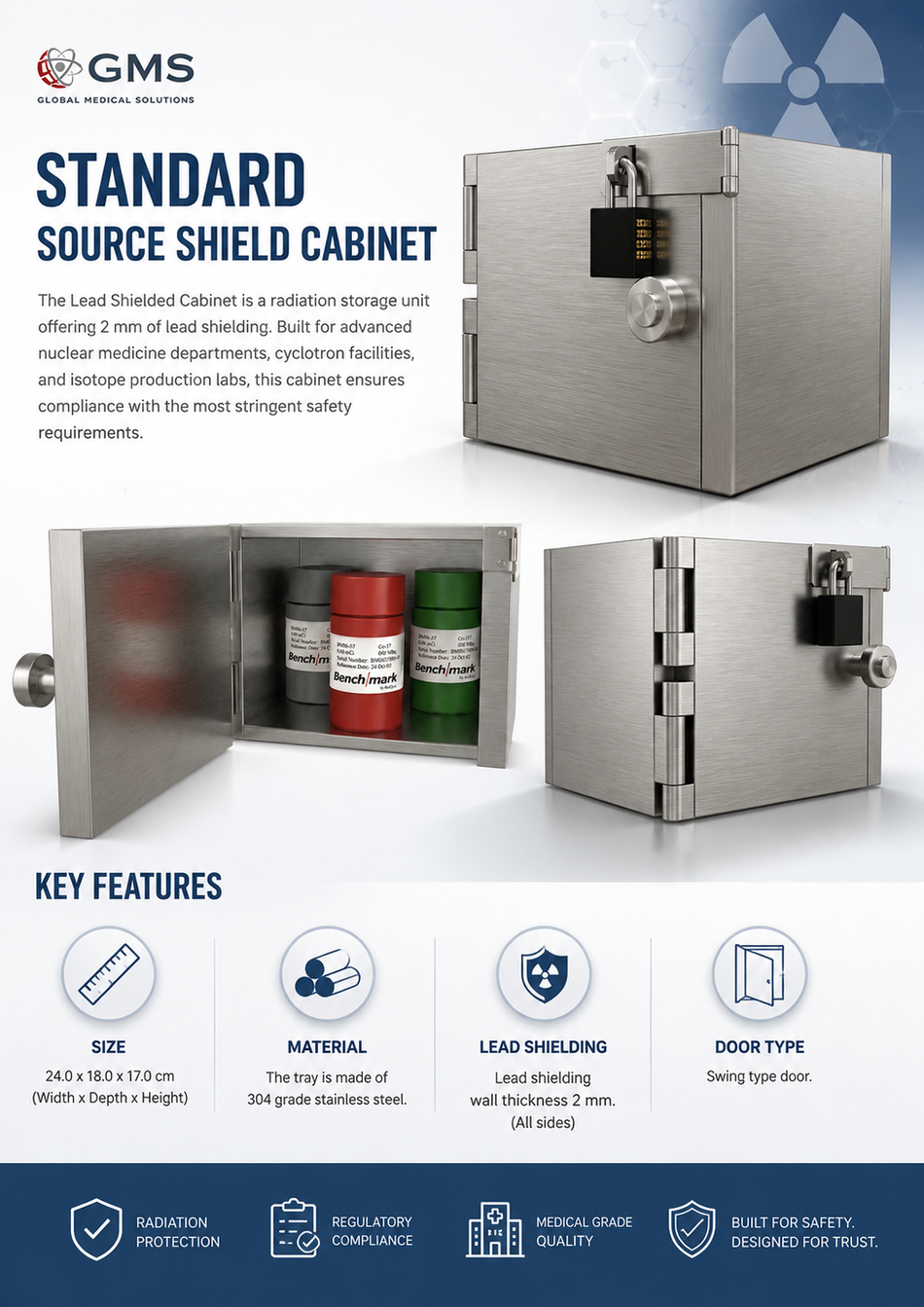 Standard Source Shielded Cabinet