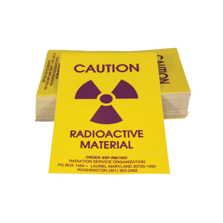 'Caution: Radioactive Material' Label
