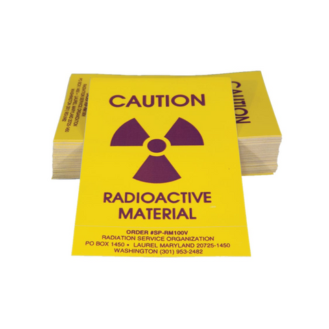 'Caution: Radioactive Material' Label